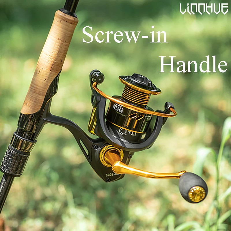 Linnhue Fishing Reel Screw In Handle X310007000 Spinning Reel 8kg