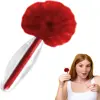 ABS Belly Button Cleaning Brush Soft Funny Navels Cleaner with a Hilarious Spoof Greeting Card Portable Navels Dirt Removers 4
