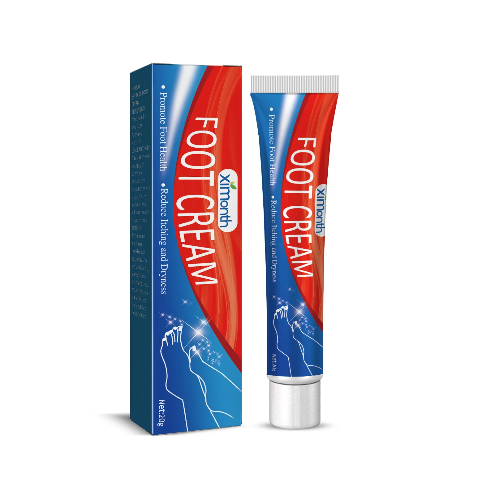 Diabetes Treatment Foot Cream Repair Feet Ulceration Relieve Itchy Improve Heel Cracking Nourishing Blood Sugar Care Ointment