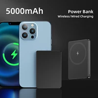 Magnetic Power Bank 5000Mah, Wireless Portable Charger with Usb-C Compatible with 16/16 Plus/16 Pro/16 Pro Max15/15 Plus/15 Pro/15 Pro Max, for iPhone 14/13/12 Series 1