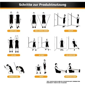 Resistance Bands Set Tension Pull Rope for Men Women Workout Exercise Bands for Fitness Home Gym Strength Training Equipment 3