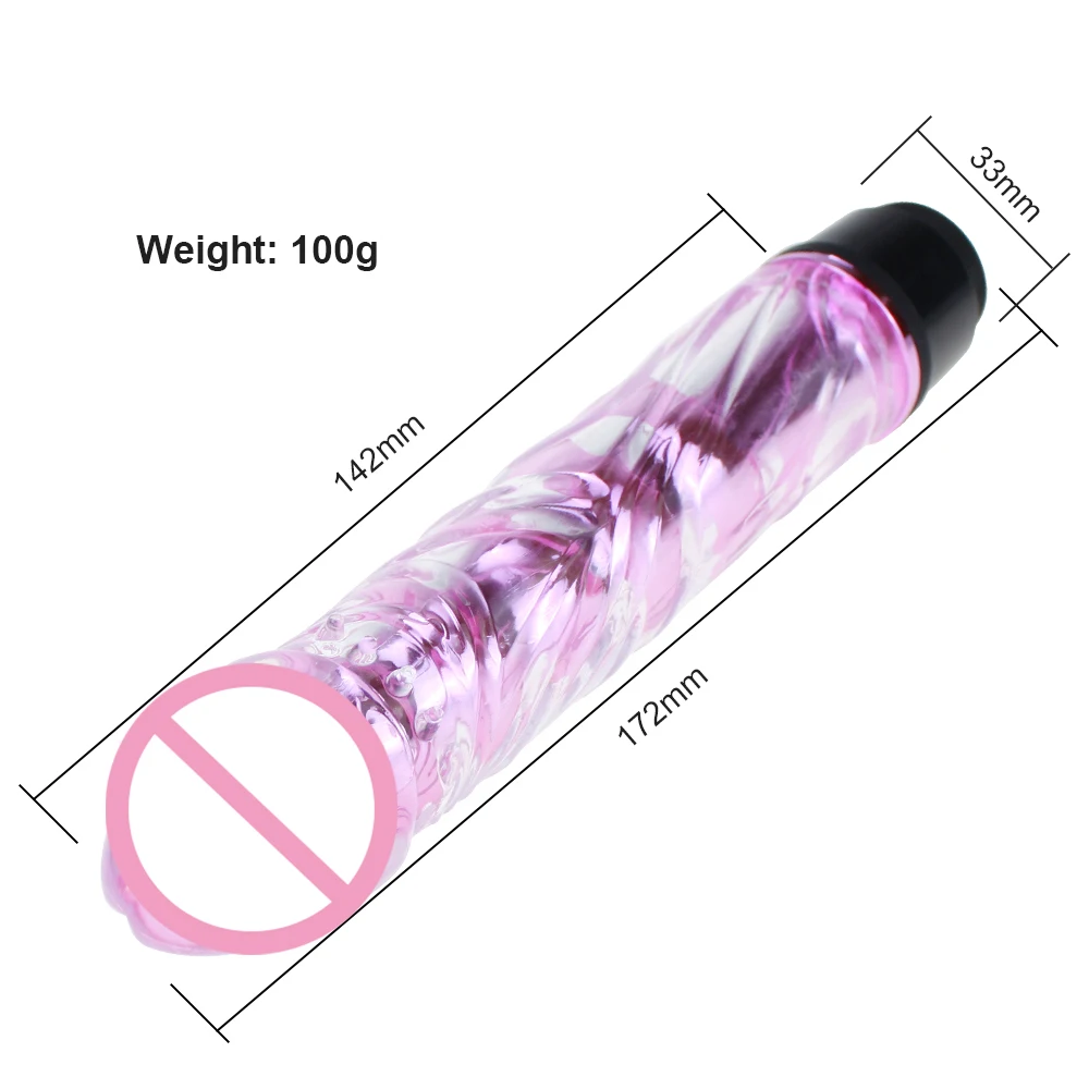Soft Realistic Dildo Vibrators Sex Toys for Woman G-Spot Clitoris Vagina Massager Waterproof AV Stick Female Masturbator