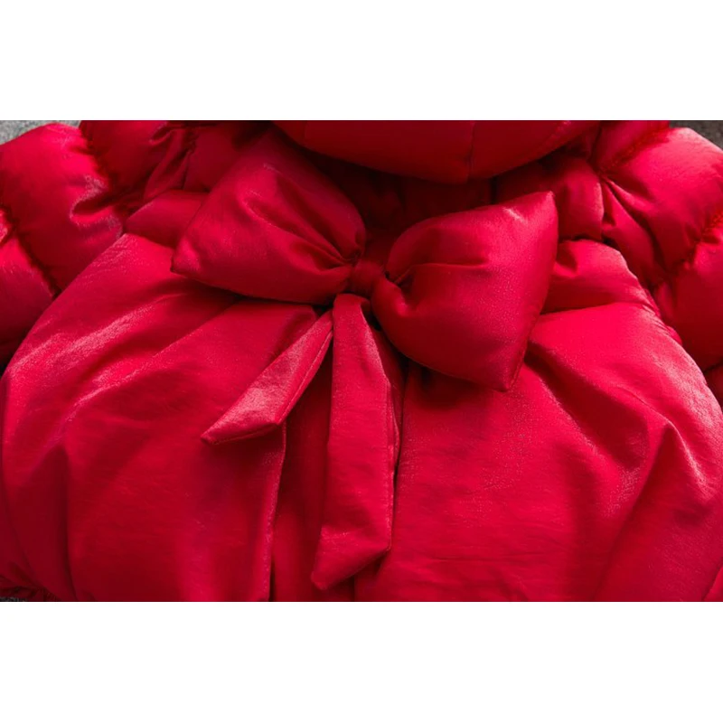 0-4 Years Baby Girls Jacket Christmas Little Princess Coats For Girls Winter Warm Hooded Outwear Children Clothing Birthday Gift
