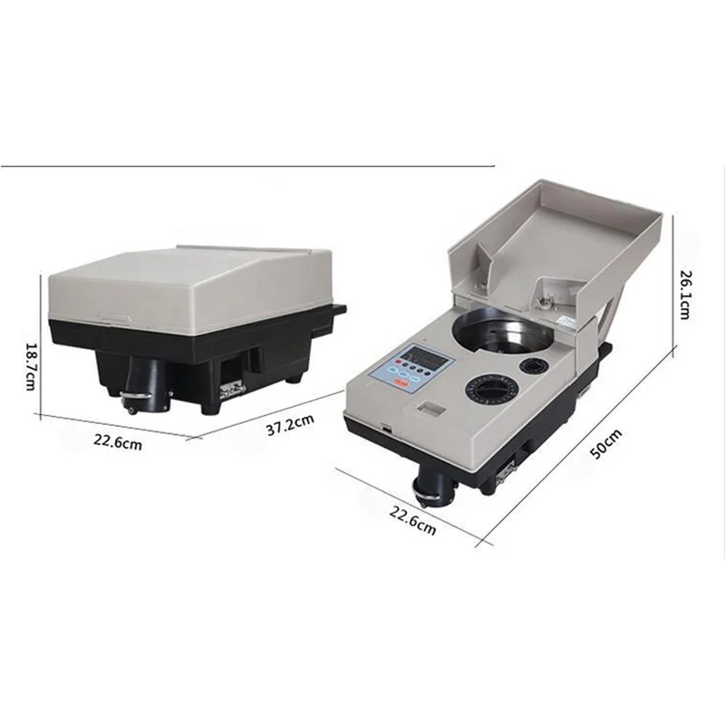 

Machine Electronic Digital Automatic Sorter Sensor Euro Money Sorters & Counters Plastic Coin Counter