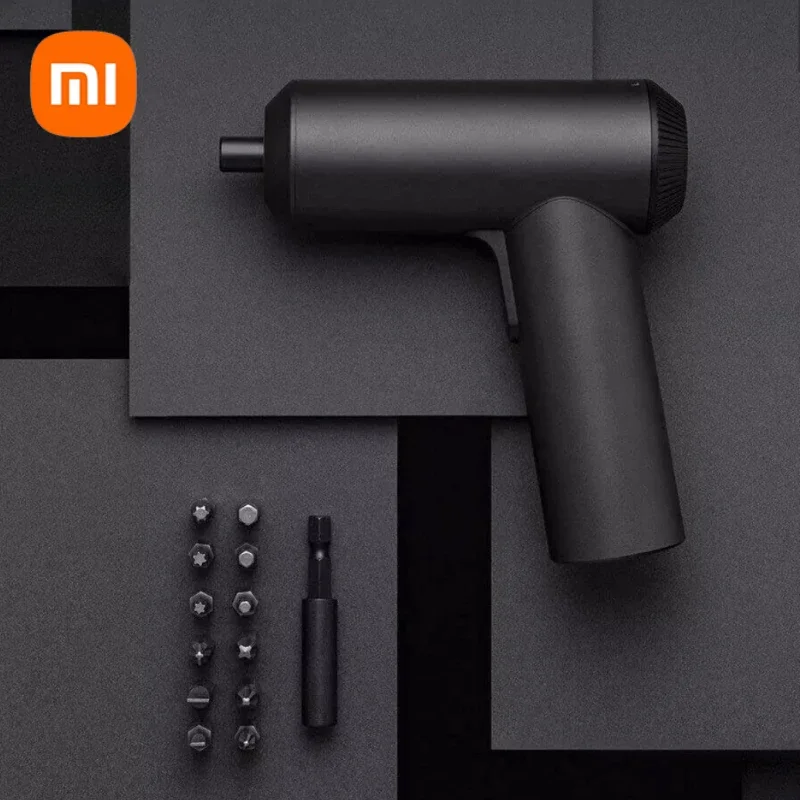 Xiaomi Mijia 12 PCS Electric Screwdriver Kit Power Tool Cordless Rechargeable Screw Driver 3.6V 2000Mah Li-ion 5N Screwdriver xiaomi mijia cordless electric drill kit electric screwdriver drill mjwsznjydz001qw