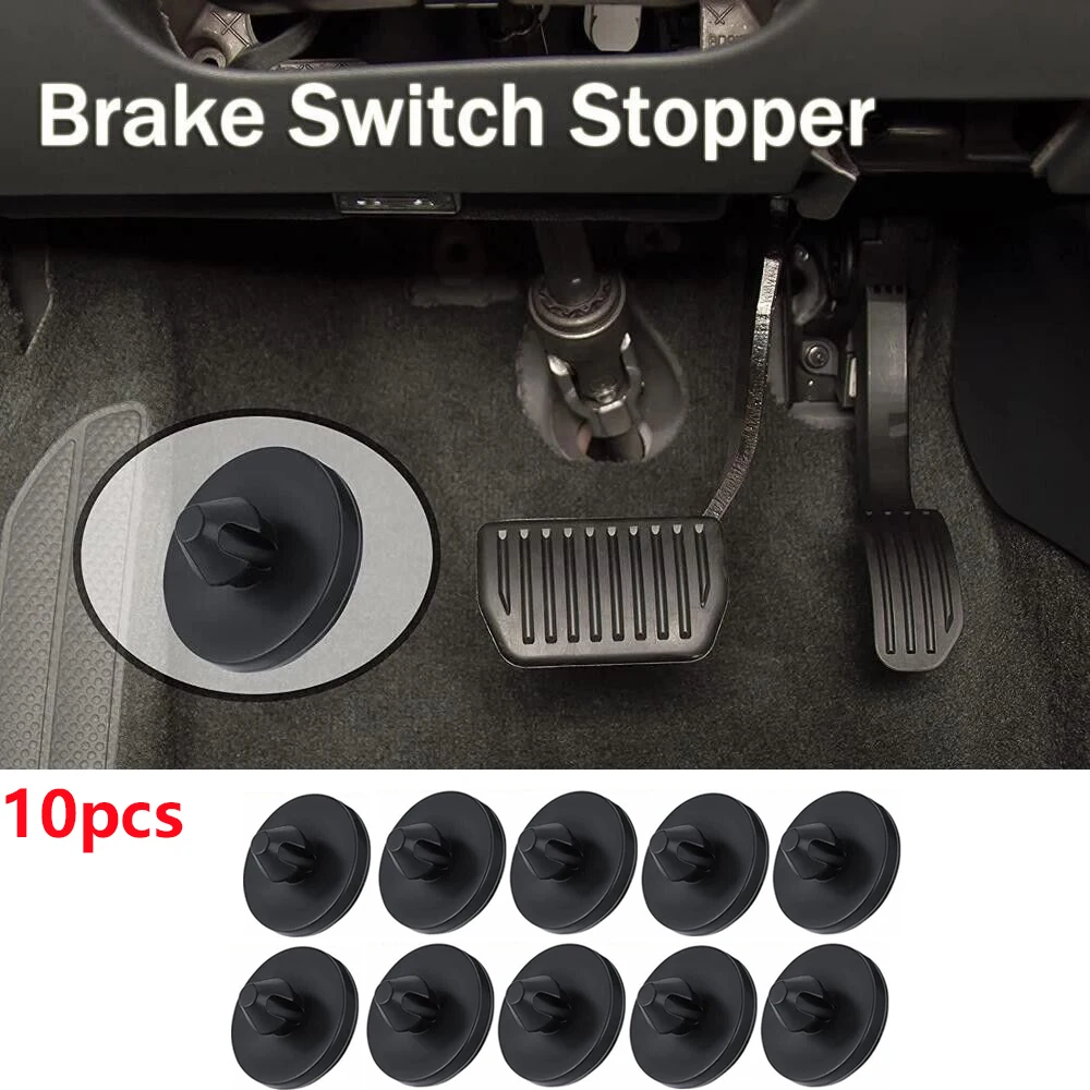 10PcsBrakeSwitchStopperBrakePedalPadBrakeLightsSwitchLimiter