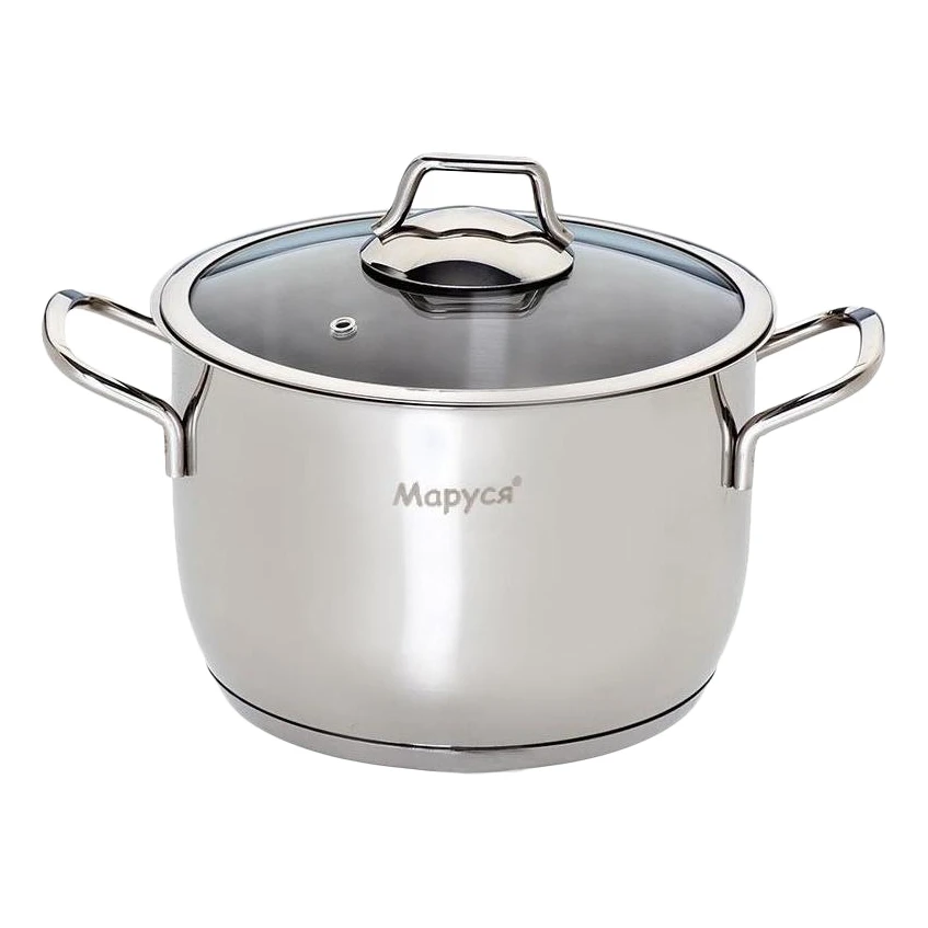 Кастрюля с крышкой МАРУСЯ 25с (18 см 2 5 л пароотвод капсулированное дно подходит для