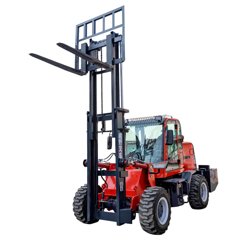 HWC-35A All Terrain Forklift Diesel 4-Wheel Rough Terrain Fork lift 3 Ton Hydraulic 4&times;4 Forklift China Sale
