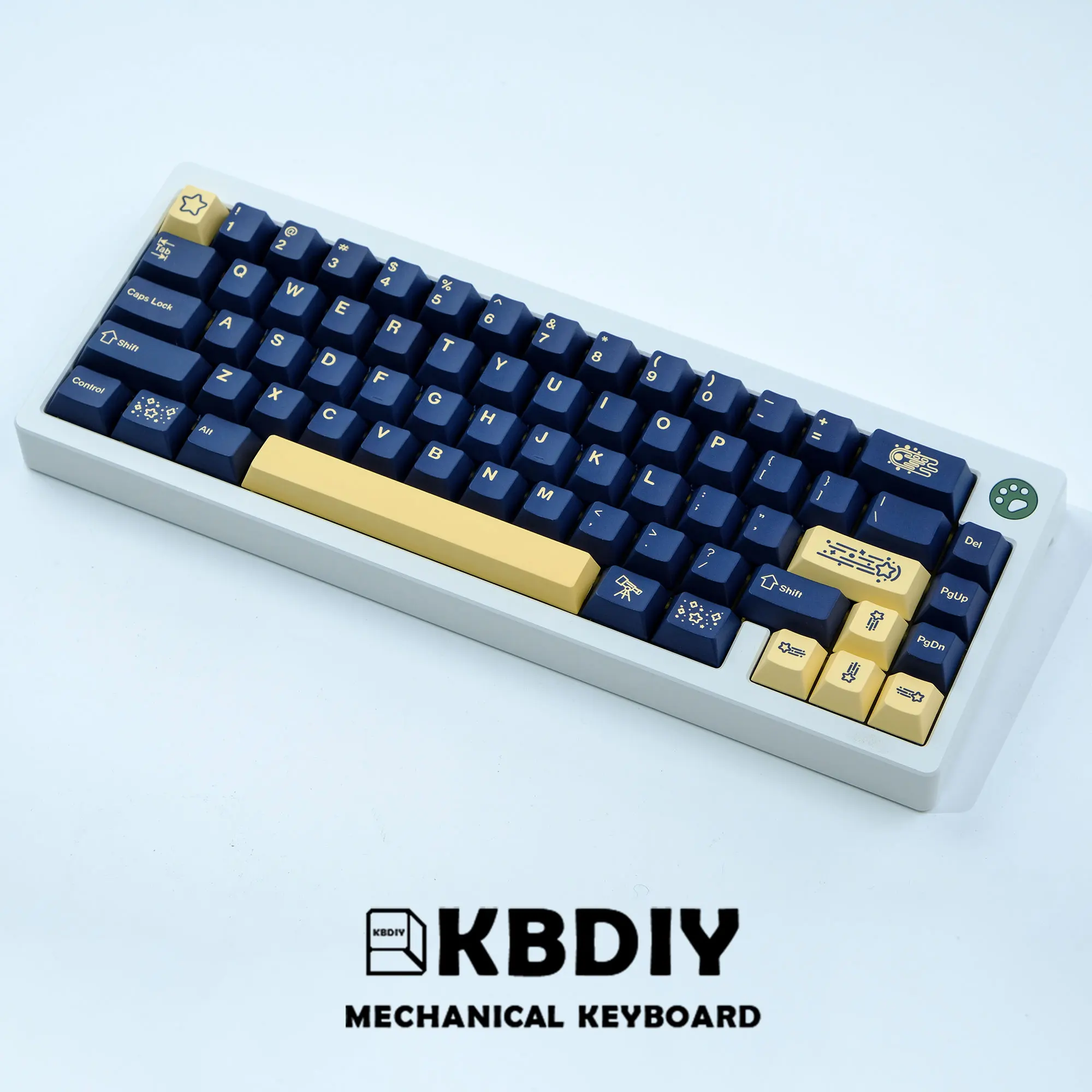 Kbdiy-gmk Stargaze Keycap Perfil Cereja Coreano Pbt 124 Teclas Caps para Teclado Mecânico Gaming mx Switch Personalizado para Gmk67 e K500 - Imagem 2
