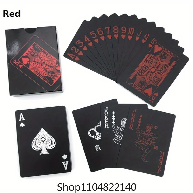 Description Picture 5 of itemWaterproof PVC Illusionist Poker Cards - Durable & Aesthetically Enhanced Design - Perfect for Game Nights, Casino Parties & Fam