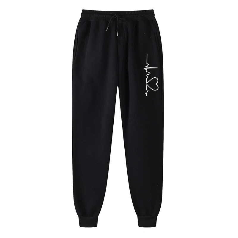 2024 Fashion Men Casual Female Trousers Unisex Streetwear Baggy Gray Sports Joggers Wide Leg Pants Ins Retro High Waist Autumn