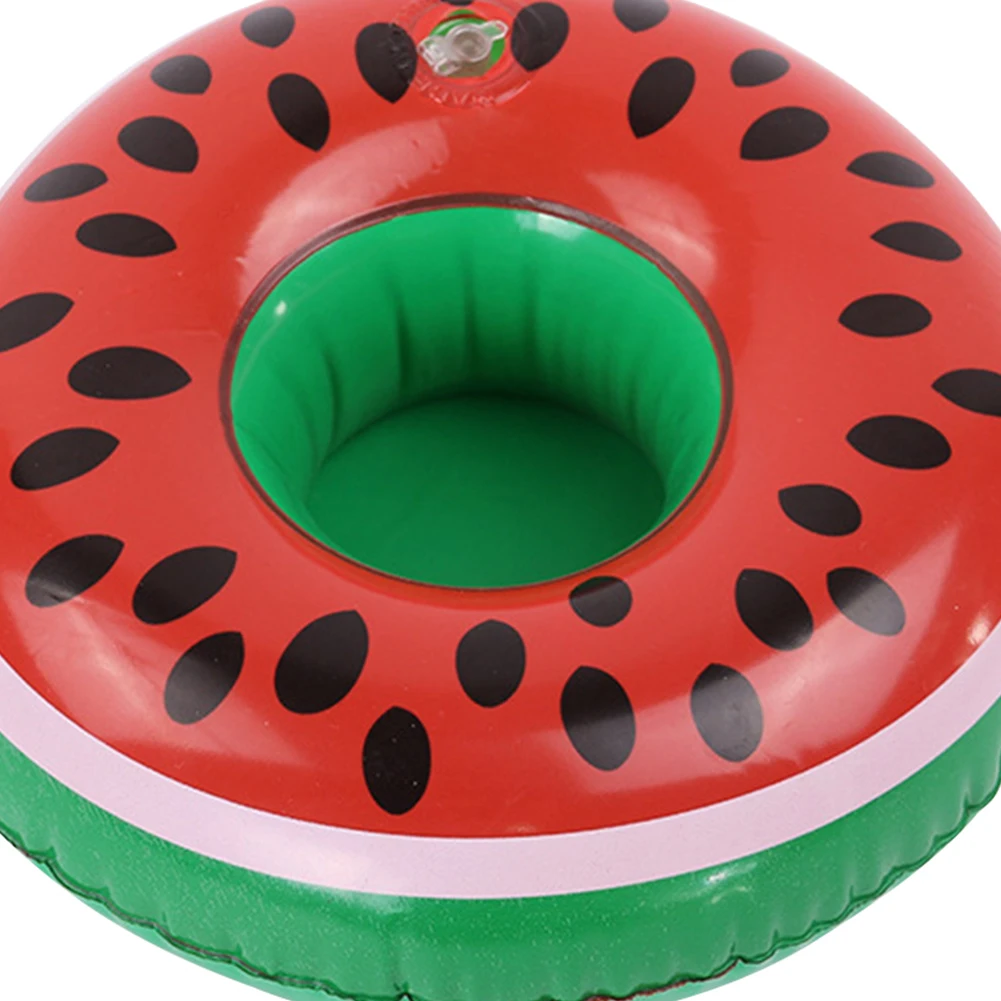 Floating Cup Holder Inflatable Swimming Pool Drink Cup Stand PVC Cooler Table Party Supplies Gift for Family Friends