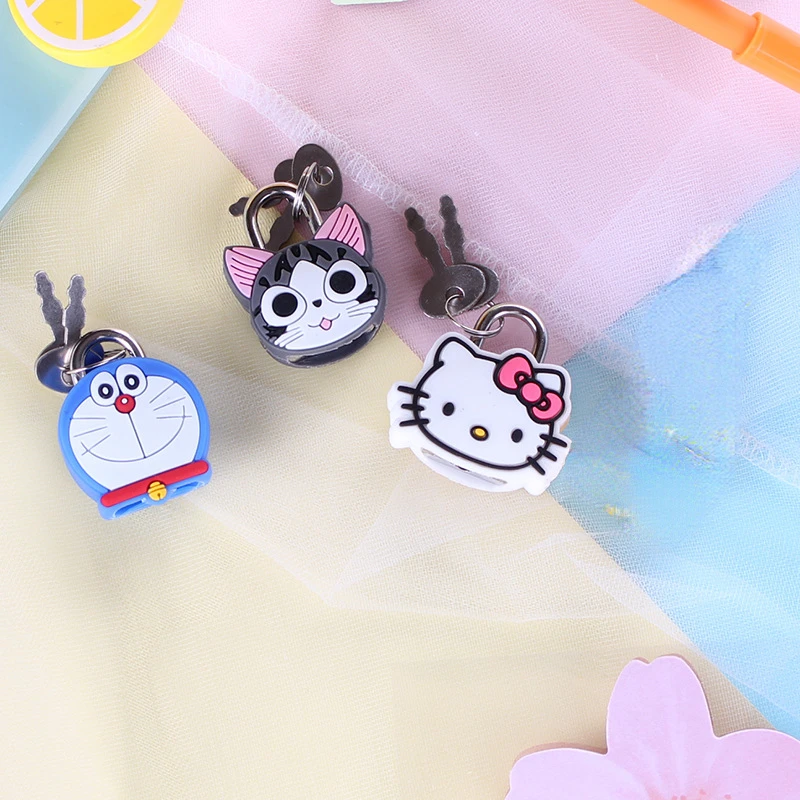 Lock-Padlock Drawer-Cabinet Backpack Suitcase Luggage Metal Mini Cute Handbag Cartoon For Traveling Outdoor Backpack Security cabinet lock child lock door lock safety lock
