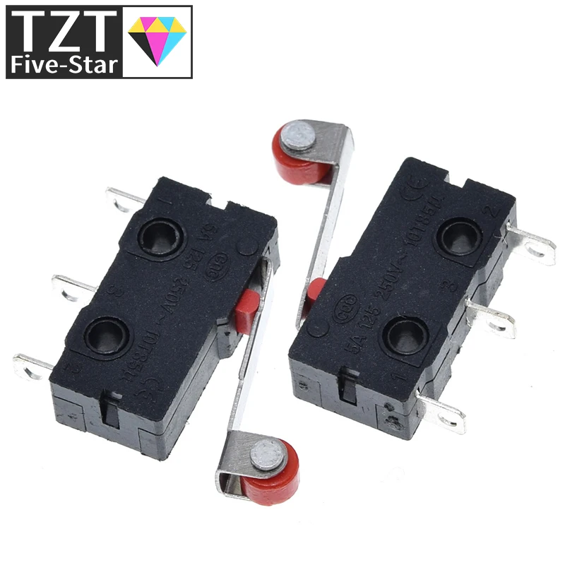 10/30 Stück Neuer Mikro-Rollenhebelarm Normalerweise Offener/Geschlossener Endschalter KW12-3 KW11-N