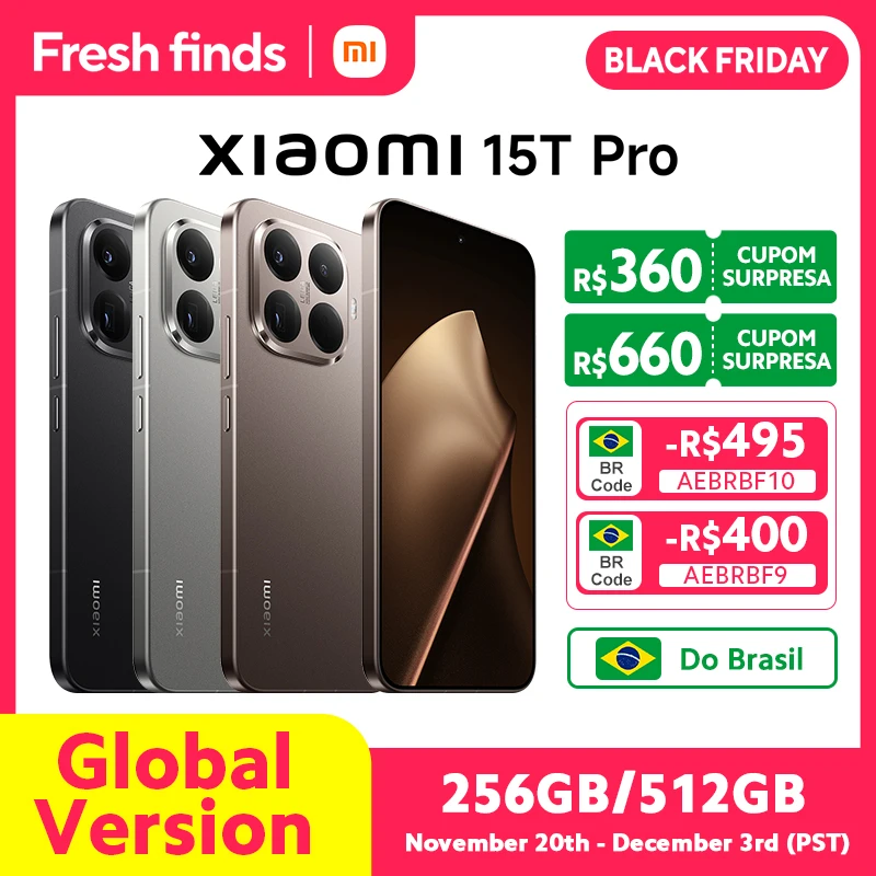 新品未開封 Xiaomi 15T Pro グローバル 12/1TB Black Xiaomi 15T Pro 5G Dual SIM Black 1TB and 12GB RAM (6932554447847