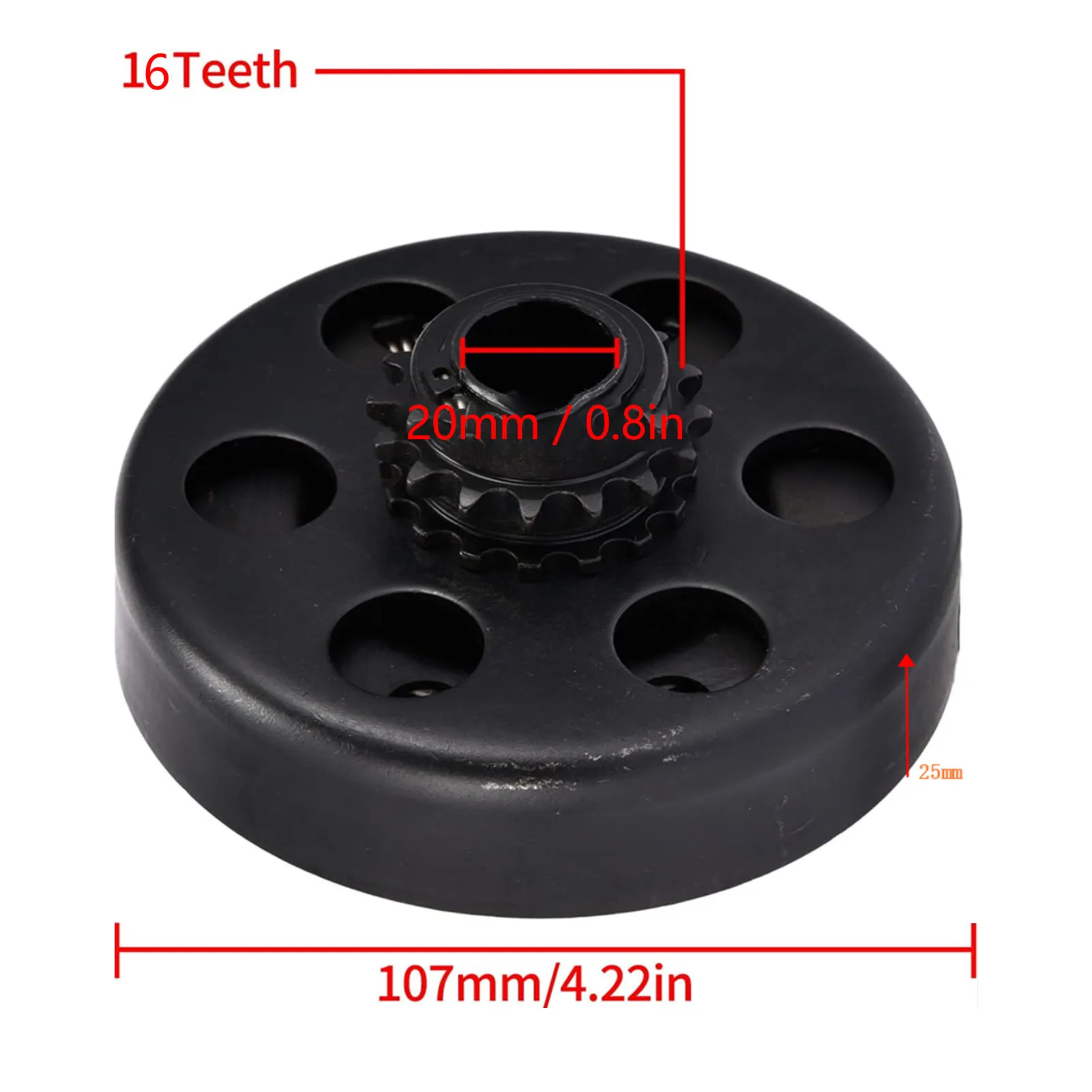 20mm GO Kart Fun Centrifugal Automatic Clutch 16 Teeth 16T Clutch for 219 Chain 6.5HP Engine Mini Bikes Go Karts go kart clutch
