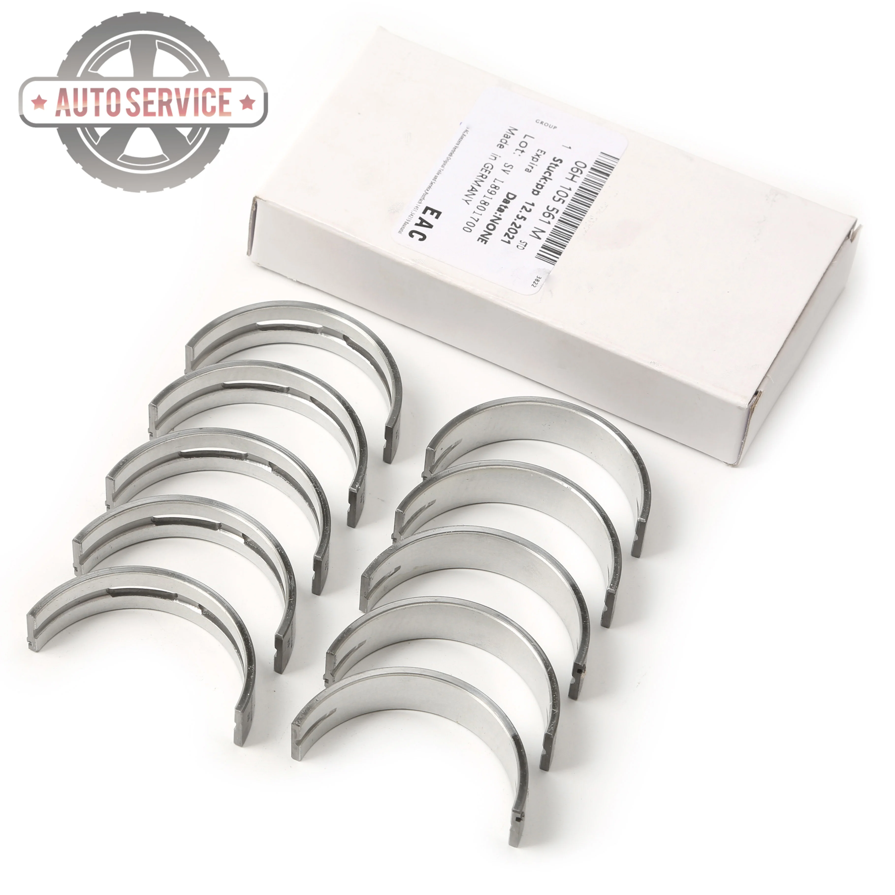 

06H105561M 06H105591K Car Crankshaft Bearings Set For VW Passat Tiguan Touareg Audi A1 S4 A6 Q7 Skoda Octavia Seat Leon