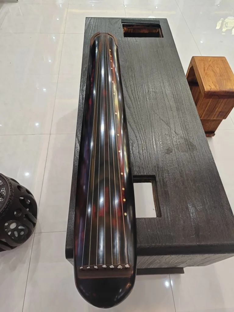 Guqin Chinese zither lyre Fuxi Zhong ni with Full Set of Accessories instrumento musical profissional