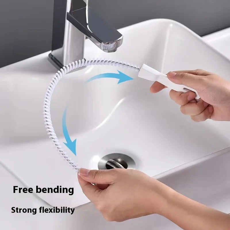 Sink Drain Brush Pipe Sink Unblocker Drain Hair Cleaner Sink Refrigerator Foreign Matter Cleaning