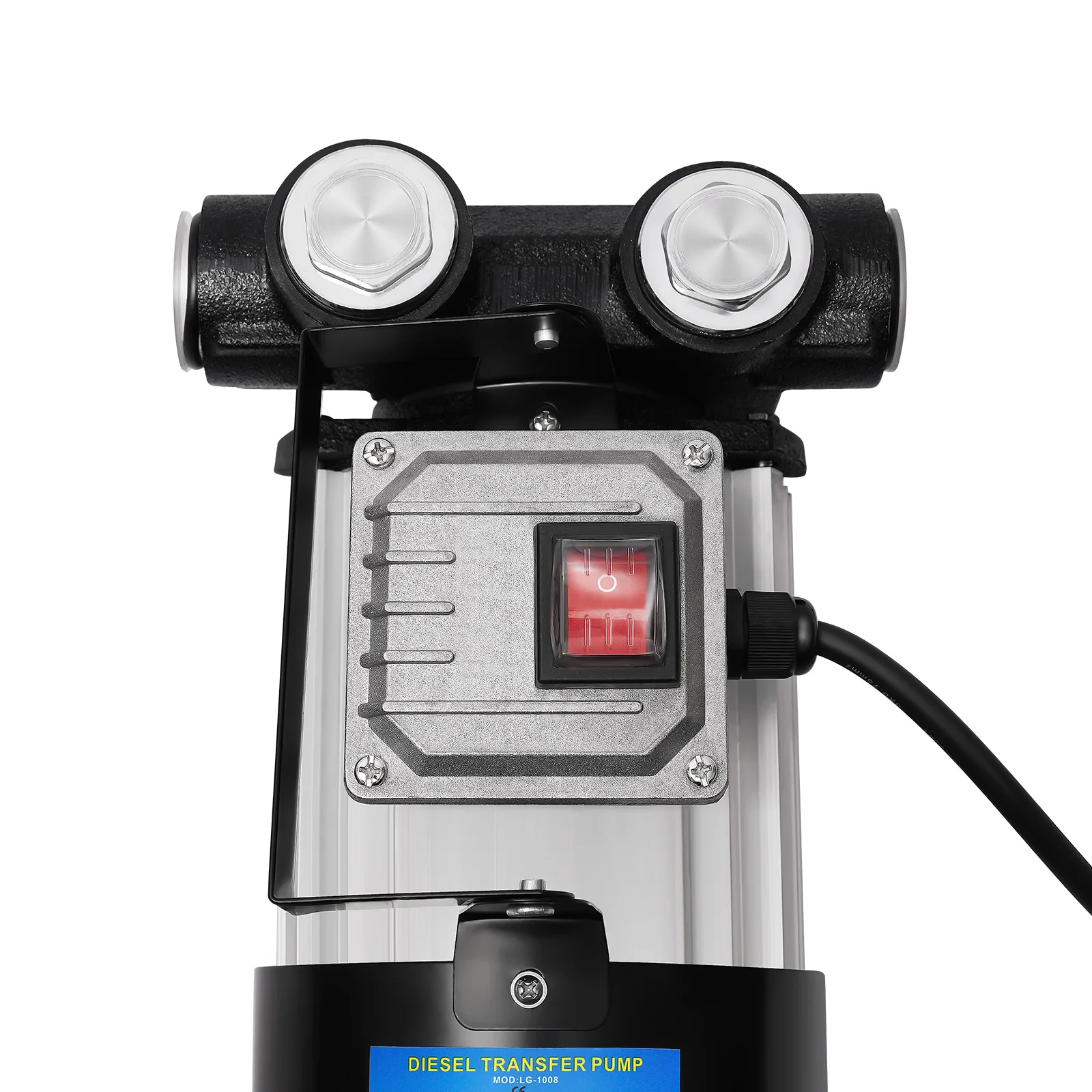 60L/min Diesel Pump Fuel Oil Transfer Pump Automatic Pistol 230V 550W Electric Self-priming Oil Pump Kit 2800RPM Max Suction 5m