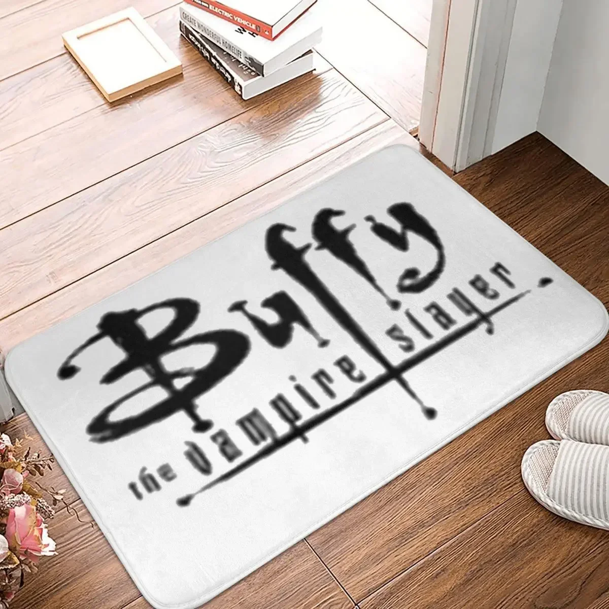 

Buffy The Vampire Slayer Doormat Polyester Floor Mat Antiwear Carpet Kitchen Entrance Home Rugs Mats Bathroom Anti-slip Footpad
