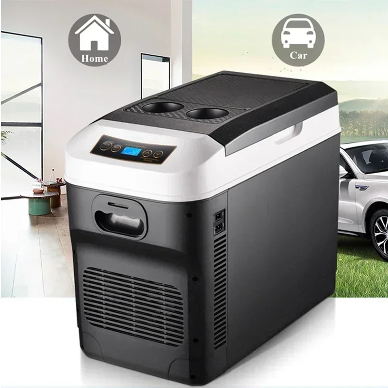 20L Car Home Mini Refrigerator Fridges DC12/24V Cooler Heater Keep Fresh for Car Home Pinic Camping 0~65 Degrees Not Freezer 1