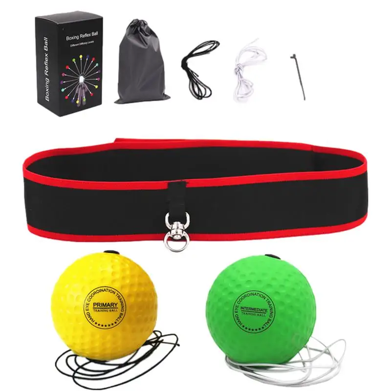 

Боксерский Тренировочный Мяч для начинающих, удобный Боксерский Тренировочный Набор для тренировок, координация рук и глаз, боксерские мячи для спальни, двора
