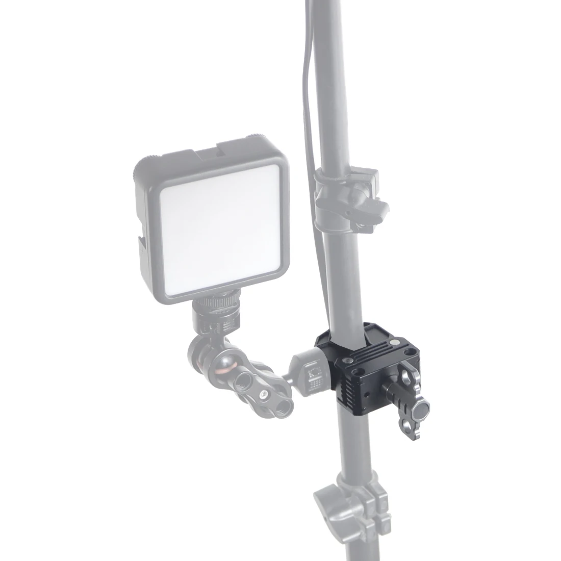 DesertBoy Super Clamp, Super Clamp con Filettatura 1/4 e 3/8, Morsetto per Treppiede a Testa Sferica, Super Morsetto, Morsetto Treppiede, con Testa a Sfera, per Fotocamere, Flash Light, Treppiede