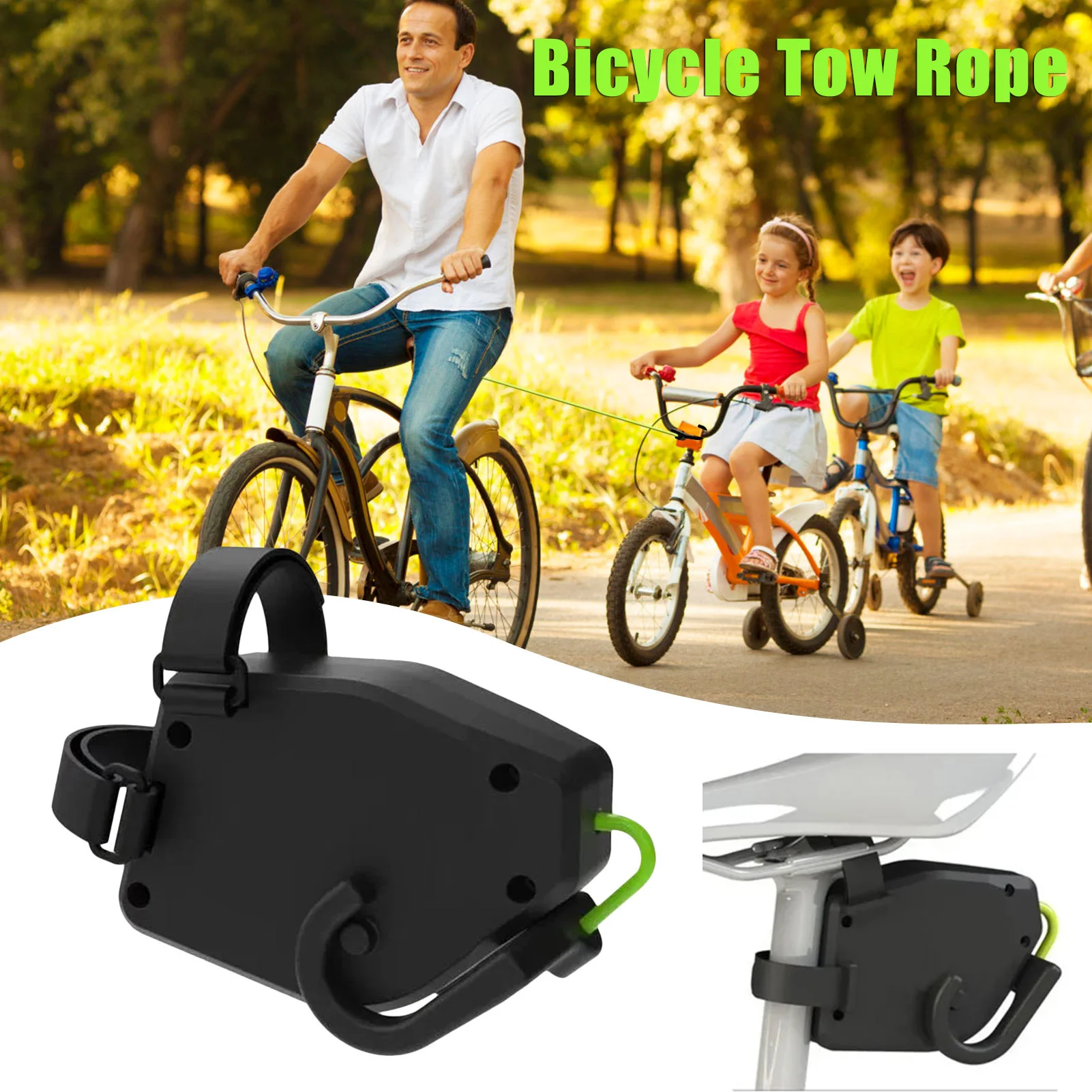 Bicycle-Tow-Rope-Child-Retractable-Bicycle-Traction-Rope-Mountain-Bike ...