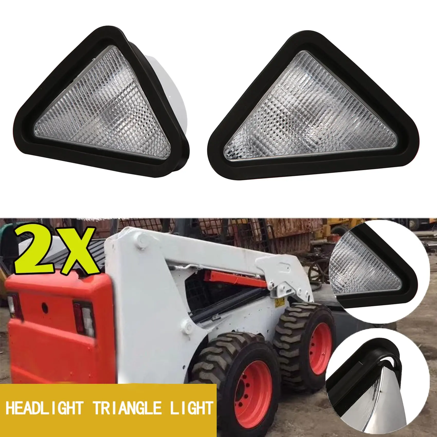 엔지니어링 트럭 불도저 LED 헤드라이트, 삼중 모서리 조명 키트, 밥캣 864 S250 T250 773 S150 7259523