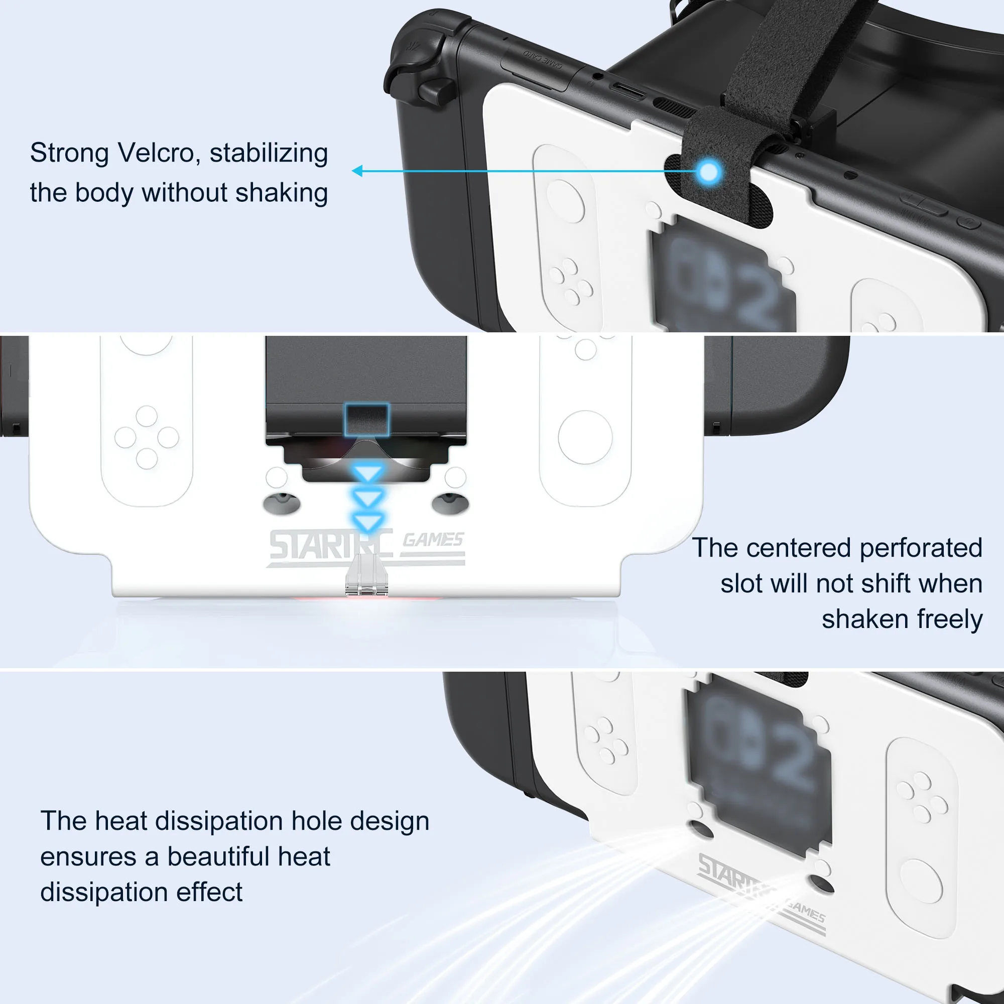 2025년 신형 스위치 2 게임 콘솔용 안대 3D 고화질 VR 안경 액세서리