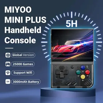 미유 미니플러스 휴대용 빈티지 핸디 게임기 V2 Mini+ IPS 스크린 클래식 비디오 게임기 리눅스 시스템 키즈 선물