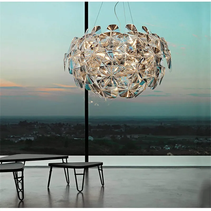 

Modern Creative Apple Chandeline in Nordic Restaurant Chandeliers Bedroom Living Room Chandeliers Home Decoration LED Lighting