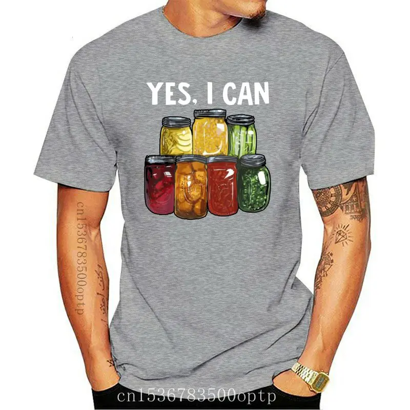 

Tee Men'S Yes I Can Preserving Food T-Shirt Size M-3Xl Printing Apparel Shirt