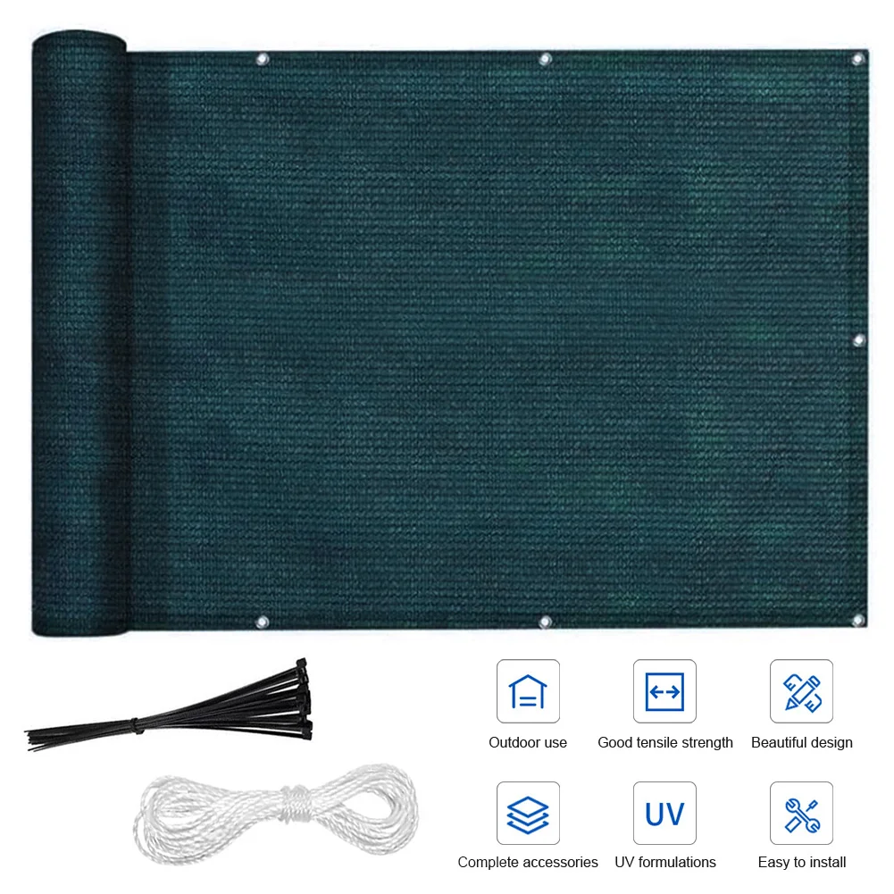 95% Privacy Screen Netting Anti- Privacy Screen for Outdoor Back Yard (Green)