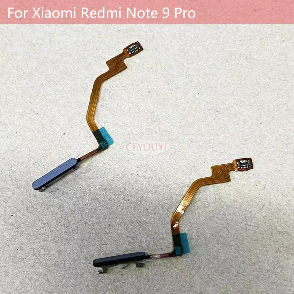 

Touch ID Fingerprint Sensor Home Button Flex Cable Part For Xiaomi Redmi Note9 Note 9 Pro 4G 9S