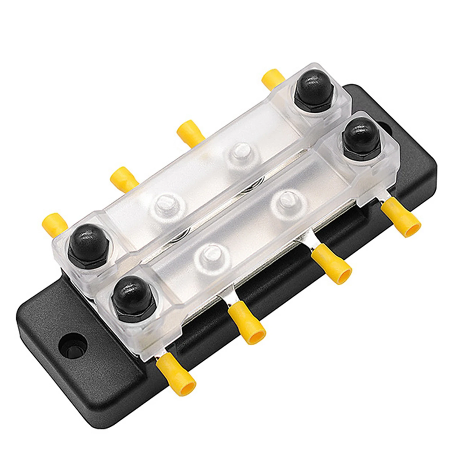 

Bus Bar 48V 150A Bus Bars With 8 O-terminal Rv1.25-6 Busbar Plus OT Terminal For Automobile Truck Trailer RV Motorcycle