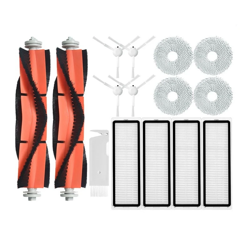 

Запчасти для робота-пылесоса Xiaomi S10 / S10 Pro, основная боковая щетка, Hepa фильтр, Швабра, тряпичная ткань, сменные принадлежности