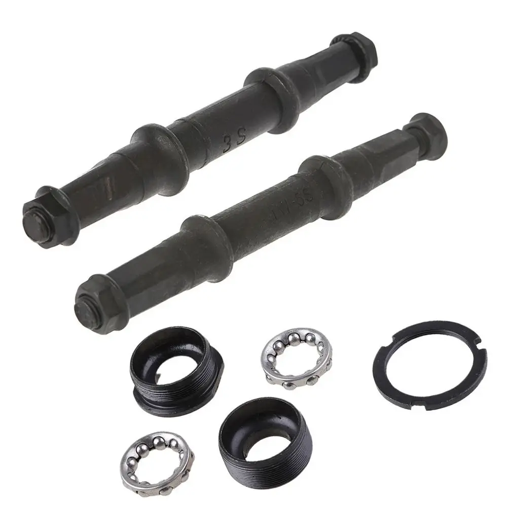 

3S/5S/3P Middle Axle For 68mm BB Shell Bead Seat Square Hole Bottom Bracket Axle Kit Bicycle Bike Bottom Bracket