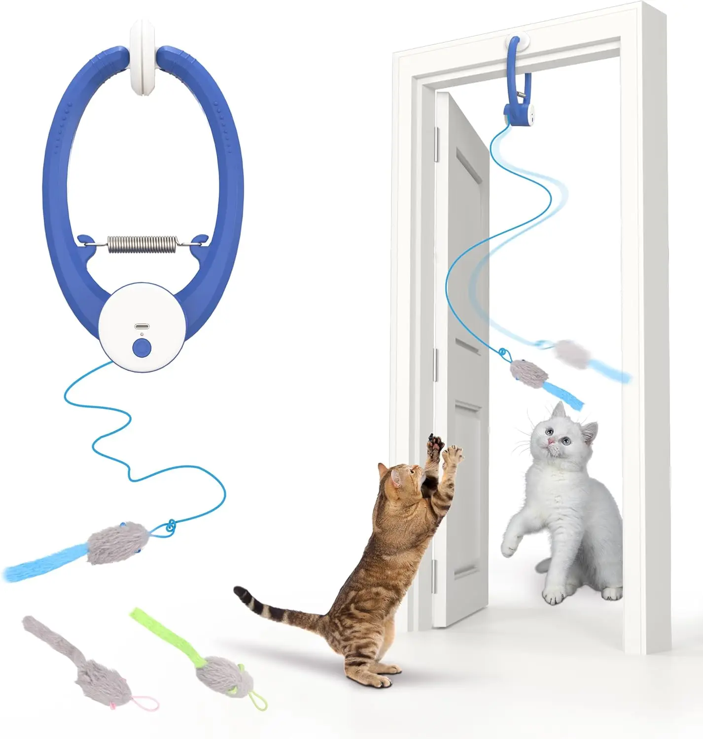 Cat Toy Dark Blue