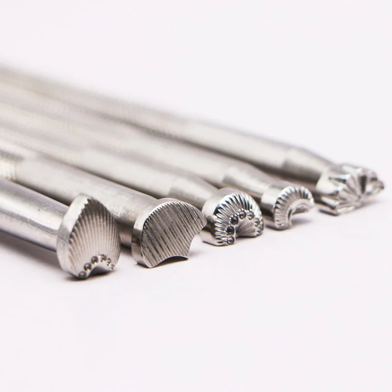 Leather Stamp Punch Leather Stamping Tool Border D024 D030 D031 D111-2 N050 304 Stainless steel