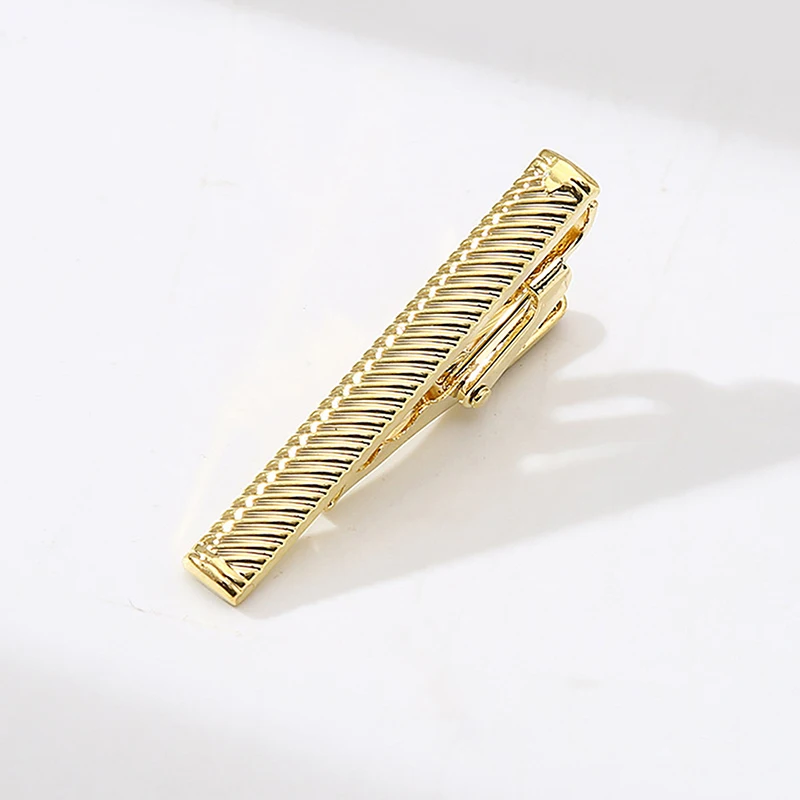 Tie Clip Fashion 1PC 4.5CM Simple Metal Tie Clip for Men Wedding Necktie Tie Clasp Clip Gentleman Bar Pin Men Shirt Jewelry Gift