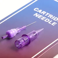 10pcs/Box Tattoo Needles Cartridge Disposable Sterilized Safety Needle RS/RL/RM/M1 With Membrane For Tattoo Rotary Machines 2