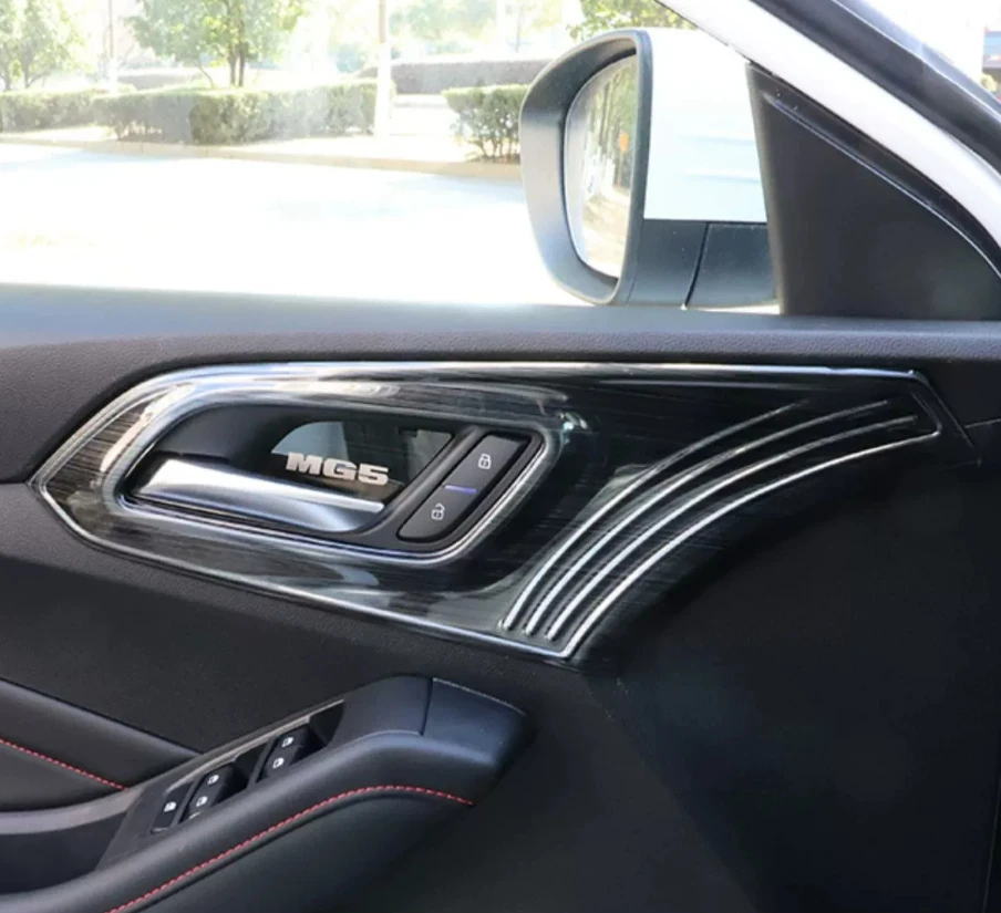 Inner-Side-Car-Door-Handle-Pull-Bowl-Cover-Trim-4PCS-SET-For-MG-5-MG5 ...