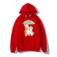 

Mofu Sand Cat kawaii cat cute 2D Unisex Hoodie Print Hooded Sweatshirt 9