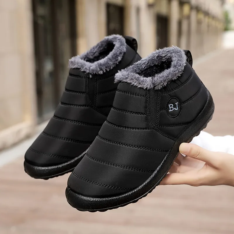 Women's Waterproof Winter Sneaker Boots - Lightweight Vulcanized Design