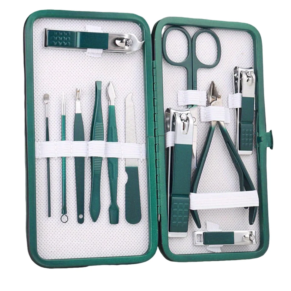 12 Piece Stainless Steel Nail Care Set