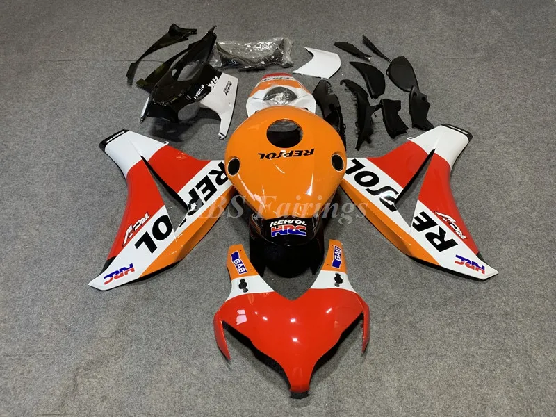 

Комплект обтекателей для мотоцикла из АБС-пластика, 4 подарка, подходит для HONDA CBR1000RR 2008 2009 2010 08 09 10 11, кузов красного и оранжевого цвета на заказ