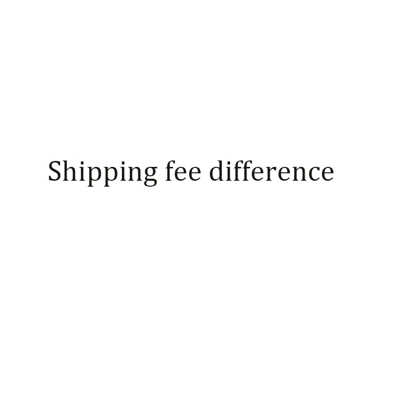 

Shipping fee difference
