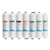 10นิ้วกรองน้ำ,ผ้าฝ้าย PP,T33เปิดใช้งานคาร์บอนกรองกำจัดอินไลน์เพื่อลบคลอรีนฟลูออรีนระบบกรองน้ำ 1